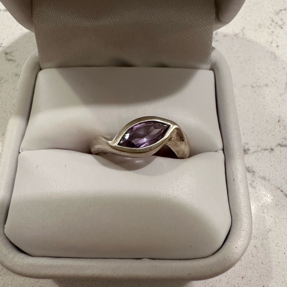 Amethyst ring size 7 - Picture 1 of 1